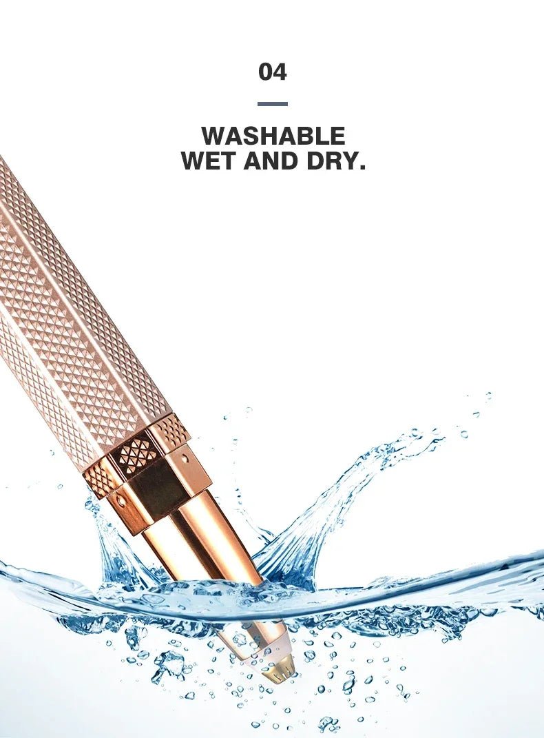 4 In 1 Lipstick Shaver Painless Mini Hair Removal Shaver Electric Nose Hair Epilator Face Armpit Hair Remover Eyebrow Trimmer - TRENSET