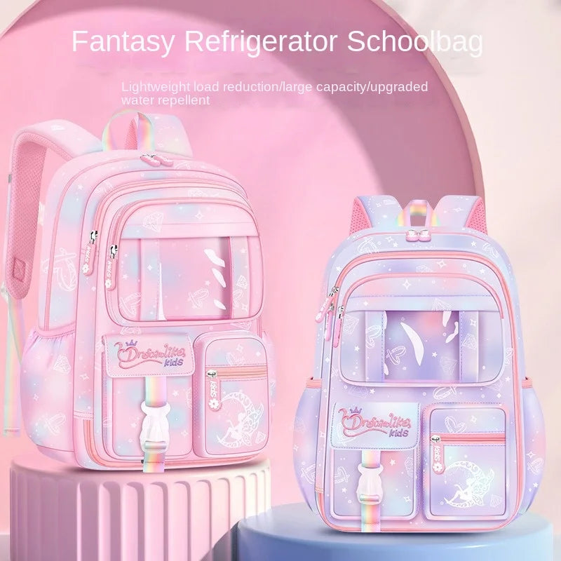 Children School Bags For Girls Lightweight Kids Princess Backpack Schoolbag Primary School Backpack Kids Book bag Mochila