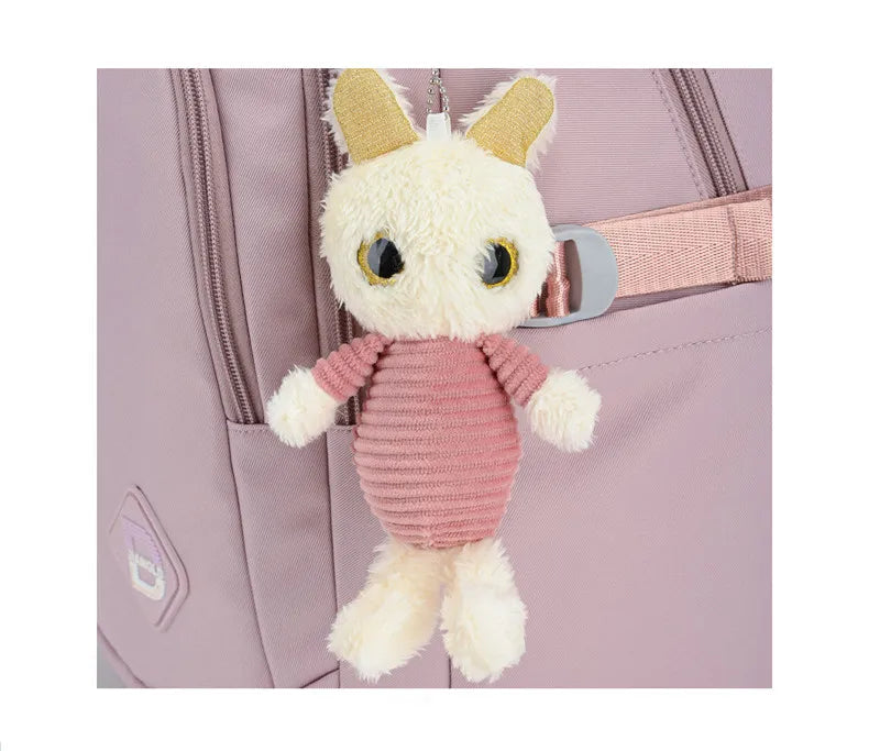 Girl School Bag Backpack Back Pack For Teenager Women Children Female Pink Schoolbag Primary High Bagpack Class Teens Child Kids