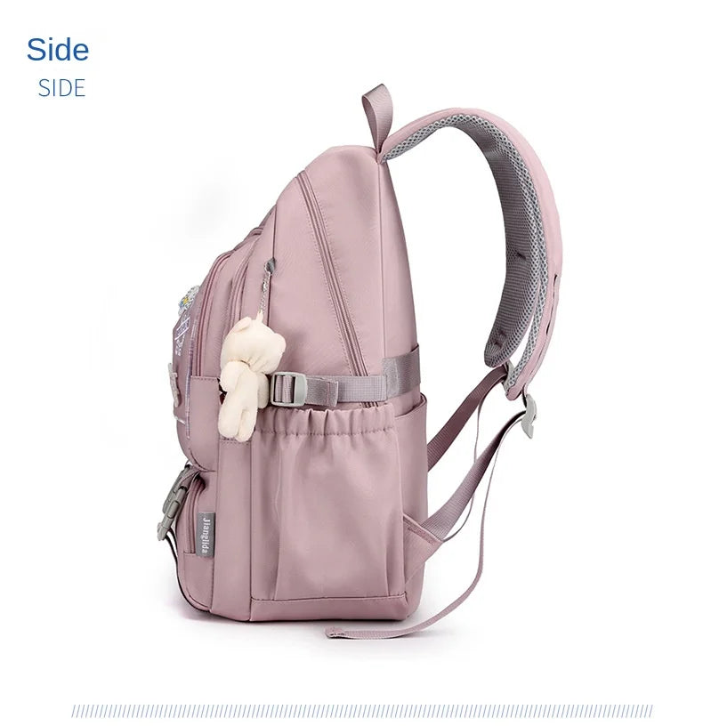 Children School Bags For Girls Large Schoolbag Kawaii Primary School Backpack Kids Book Bag Waterproof Laptop Travel Rucksack