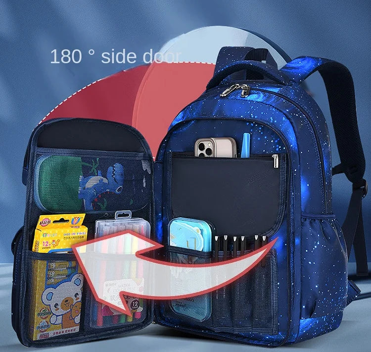 2025 New Waterproof Children School Bags For Boys Orthopedic Primary School Backpack Kids Schoolbag Book Bag Mochila Infantil