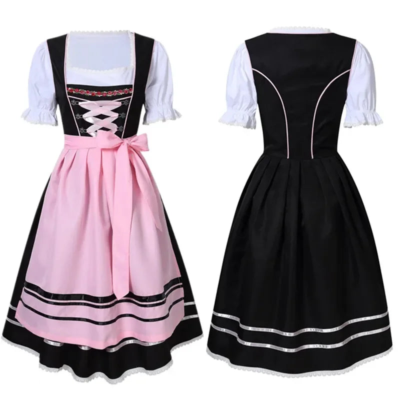 Damen Oktoberfest Kostüm Plus Size Deutsches Biermädchen Kostüm Dirndlkleid Biermädchen Uniform