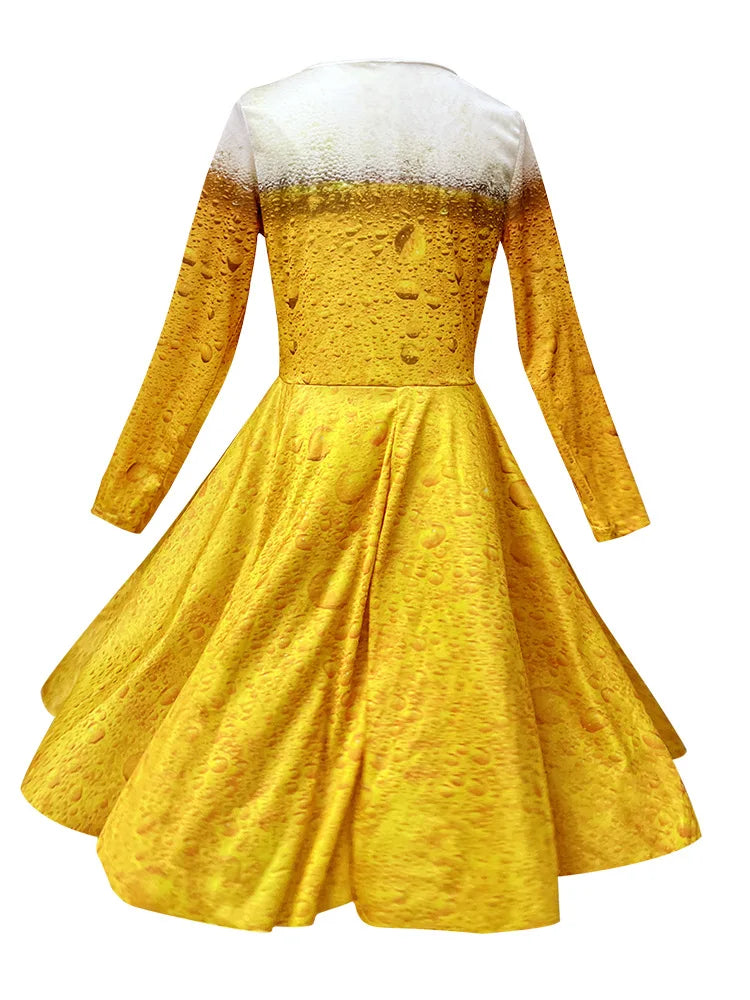 ZAWALAND Oktoberfest-Kostüme für Erwachsene, lustiges Bier, 3D-gedrucktes Cosplay-Kostüm, Herrenanzüge, Bierfest, Damenkleidung, Kostüm
