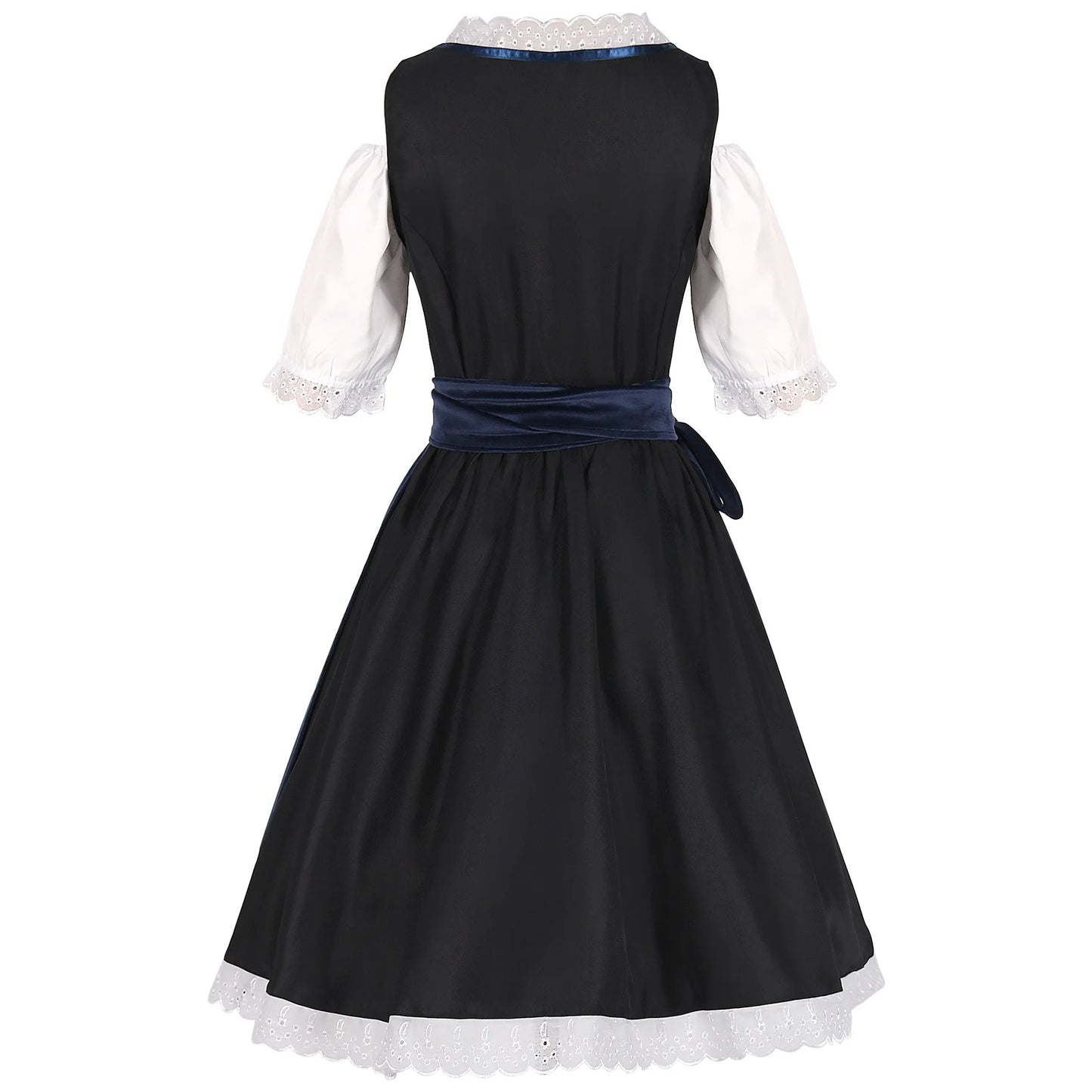 Deutsches Oktoberfest Dirndl Dienstmädchenkleid Bayerisches Traditionelles Biermädchen Outfits Leistung Halloween Karneval Cosplay Kostüm