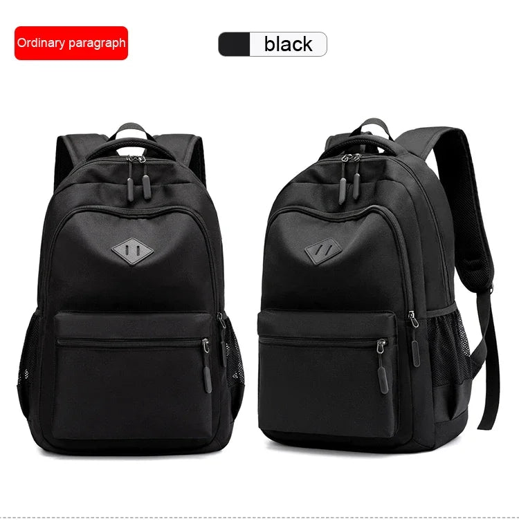 Solid Color Backpack Fashion Men Women Backpack High Capacity Schoolbags For Teenager Girls Boys Male Shoulder Bags