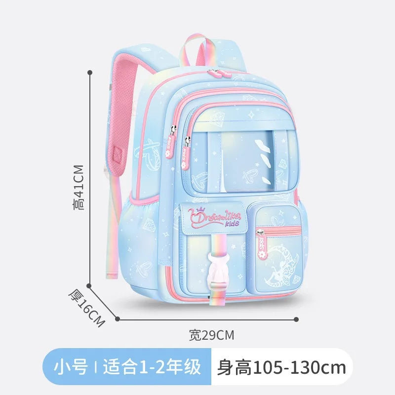 Children School Bags For Girls Lightweight Kids Princess Backpack Schoolbag Primary School Backpack Kids Book bag Mochila