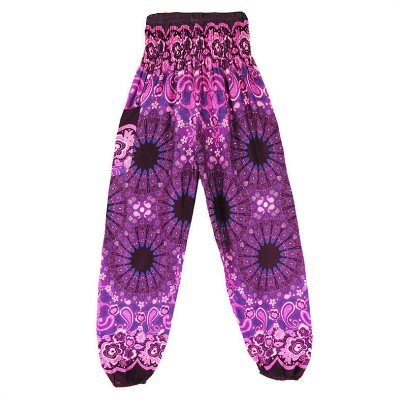 Yoga Hosen Frauen Hippie Harem Gedruckt Leggings Boho Hohe Taille Pantalone De Mujer Cintura Alta Calca Feminina Strand