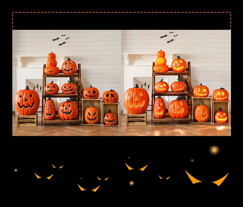Kürbisse Lampe Halloween Dekoration Für Haus Hof Garten Outdoor Decor Owen Horror Haus Schädel Party Requisiten Glow in The Dark