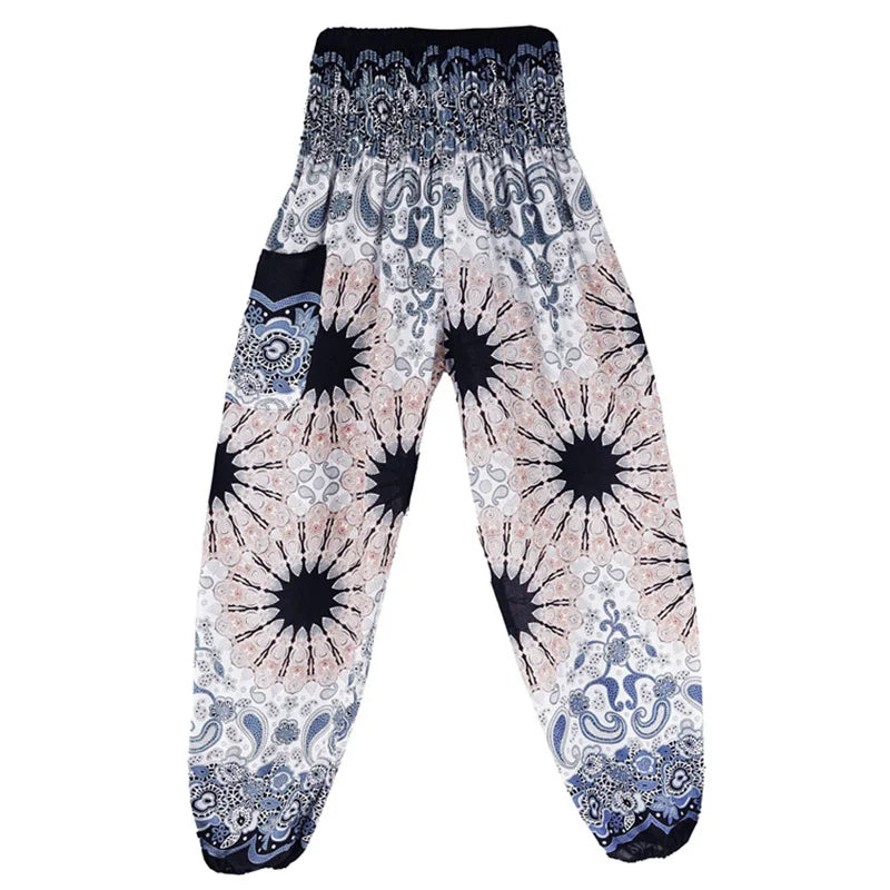 Yoga Hosen Frauen Hippie Harem Gedruckt Leggings Boho Hohe Taille Pantalone De Mujer Cintura Alta Calca Feminina Strand
