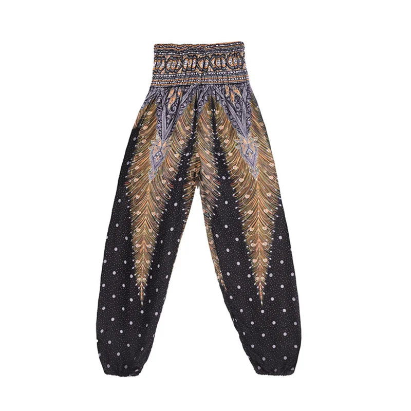 Yoga Hosen Frauen Hippie Harem Gedruckt Leggings Boho Hohe Taille Pantalone De Mujer Cintura Alta Calca Feminina Strand