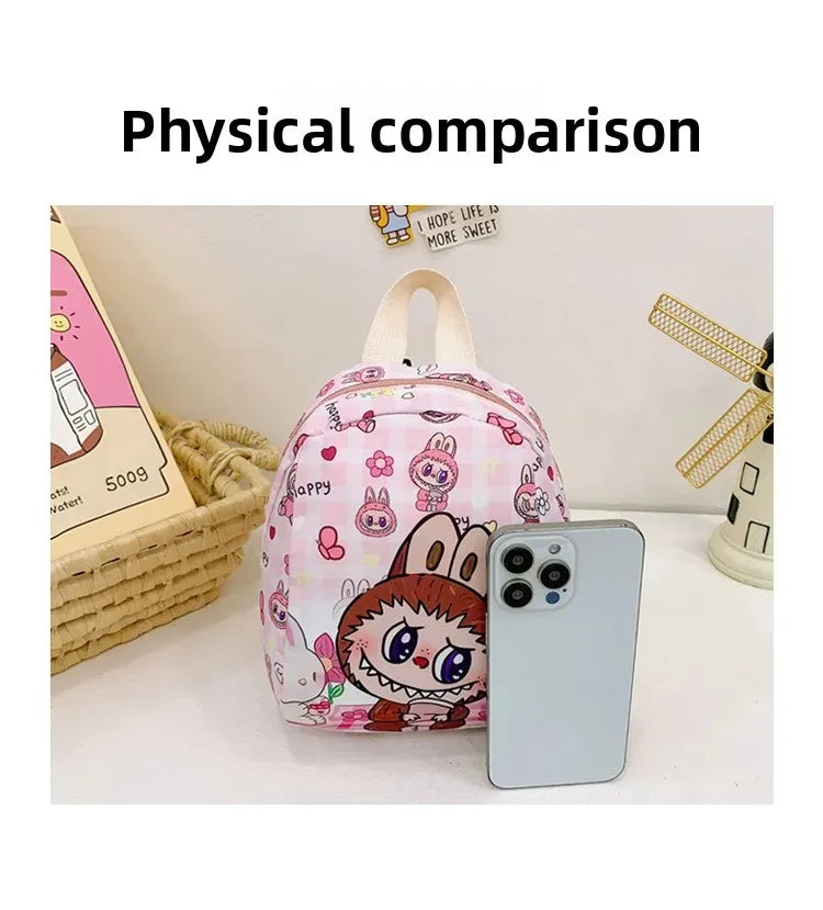 New Large Capacity Children's Backpack Cartoon Cute Primary School Bag Nursery Wear Resistant Double Shoulder Bag Nylon Material