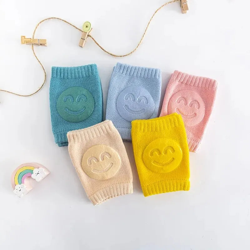 5 Paar Baby-Knieschützer für Kleinkinder, Krabbeln, rutschfest, solide, für Jungen und Mädchen, Ellenbogenpolster, Sicherheitsschutz, Kleinkind-Beinwärmer