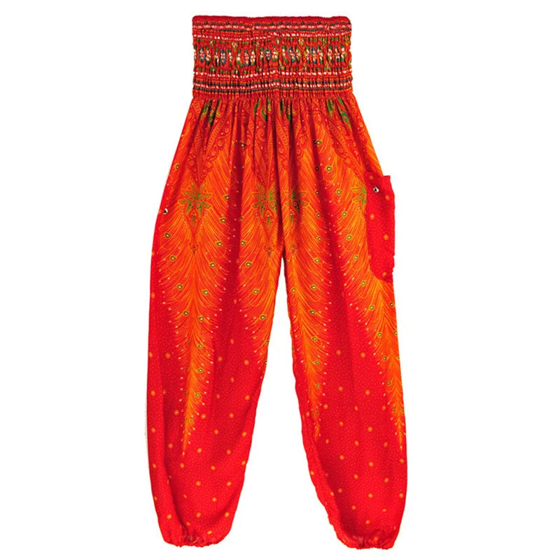 Yoga Hosen Frauen Hippie Harem Gedruckt Leggings Boho Hohe Taille Pantalone De Mujer Cintura Alta Calca Feminina Strand