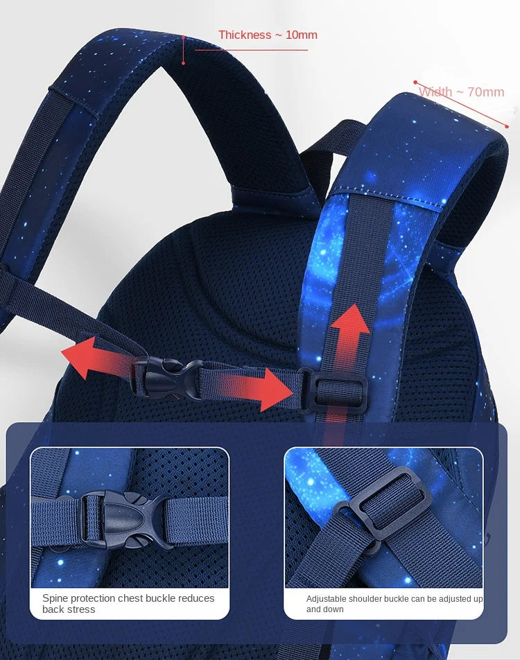 2025 New Waterproof Children School Bags For Boys Orthopedic Primary School Backpack Kids Schoolbag Book Bag Mochila Infantil
