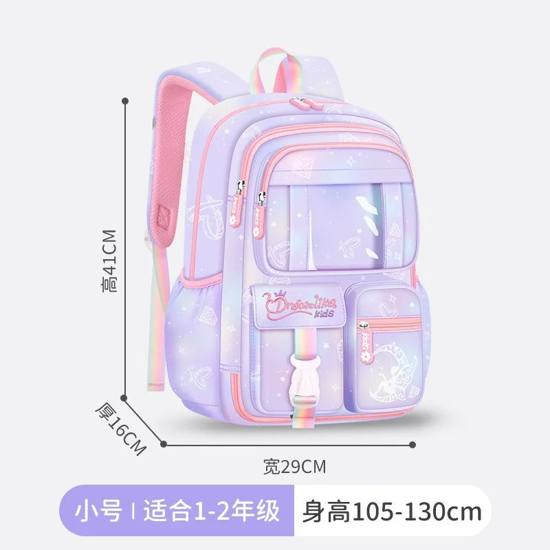 Children School Bags For Girls Lightweight Kids Princess Backpack Schoolbag Primary School Backpack Kids Book bag Mochila
