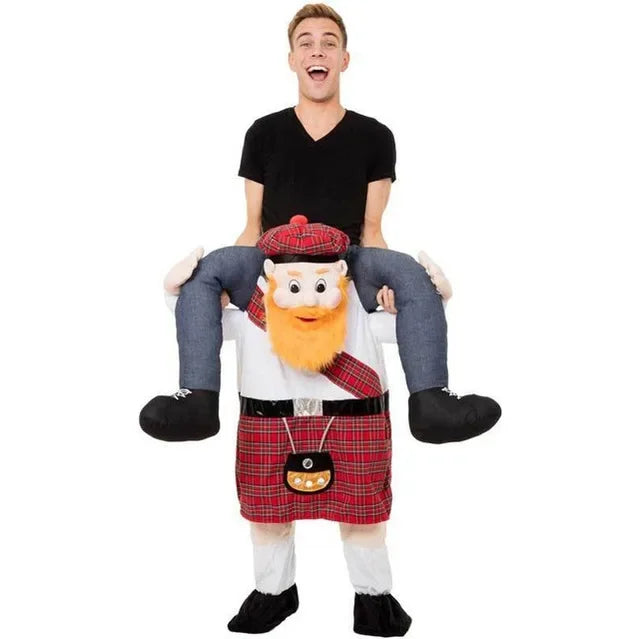 Unisex Halloween Party Cosplay Kostüme Sets für Frauen Männer Zurück Lustige Tier Hosen Fancy Dress Up Oktoberfest Overalls Strampler