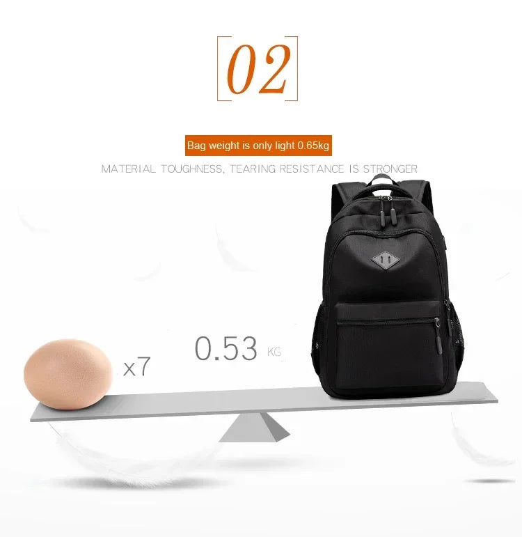 Solid Color Backpack Fashion Men Women Backpack High Capacity Schoolbags For Teenager Girls Boys Male Shoulder Bags