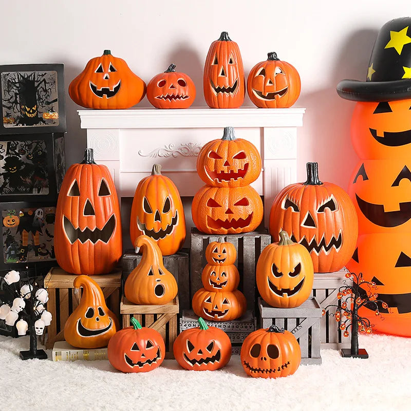 Kürbisse Lampe Halloween Dekoration Für Haus Hof Garten Outdoor Decor Owen Horror Haus Schädel Party Requisiten Glow in The Dark