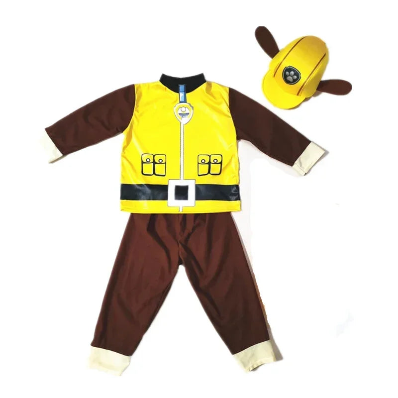Anime Dog Patrol Kinder Tops Hosen Rucksack Hut Marshall Chase Skye Zuma Rubble Kinder Patrol Uniformen Halloween Cosplay Kostüm