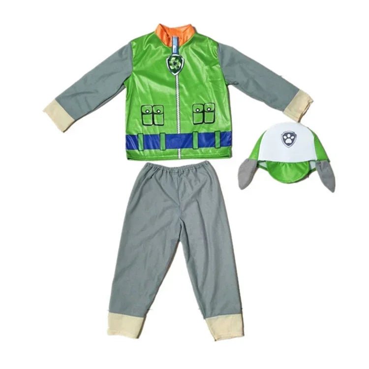 Anime Dog Patrol Kids Tops Pants Backpack Hat Marshall Chase Skye Zuma Rubble Children Patrol Uniforms Halloween Cosplay Costume - TRENSET