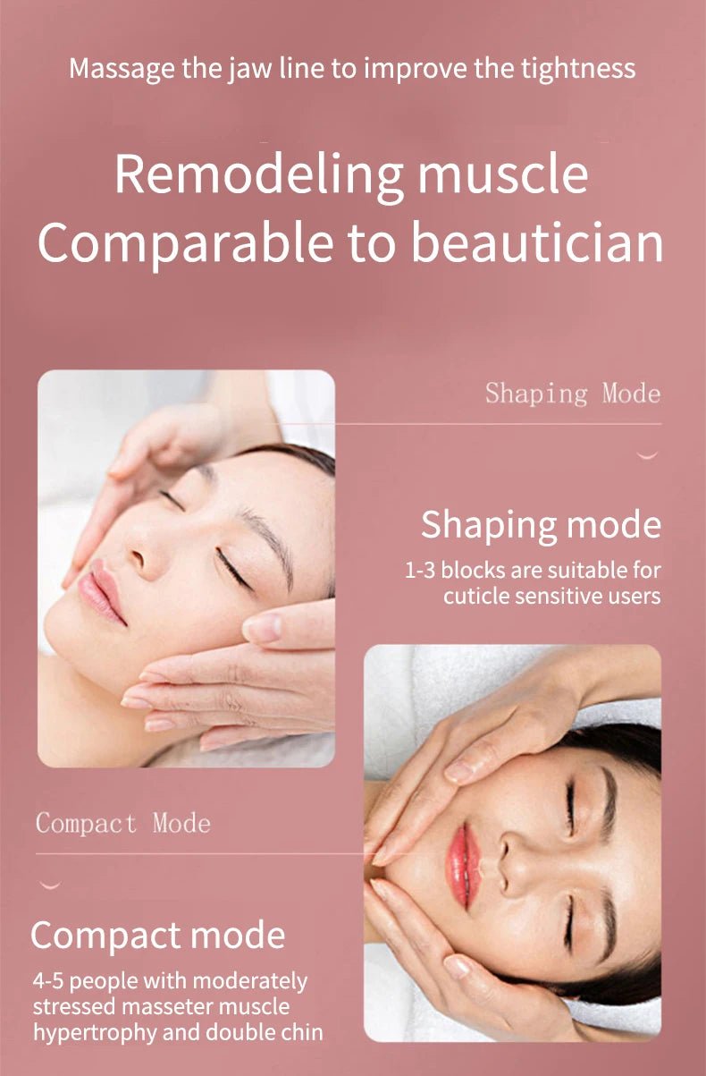 Facial Lifting Massager 12 Gears Electric Facial Massager V - line Face Lifting Slimming Vibration Device Home Use Beauty Tool - TRENSET