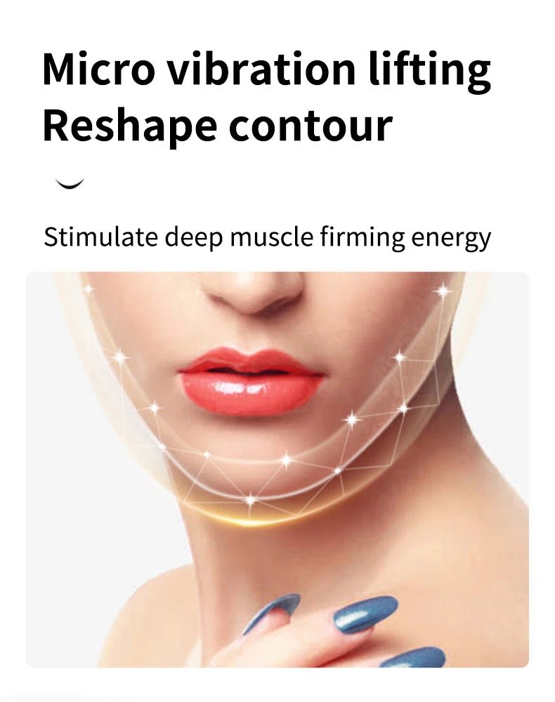 Facial Lifting Massager 12 Gears Electric Facial Massager V - line Face Lifting Slimming Vibration Device Home Use Beauty Tool - TRENSET