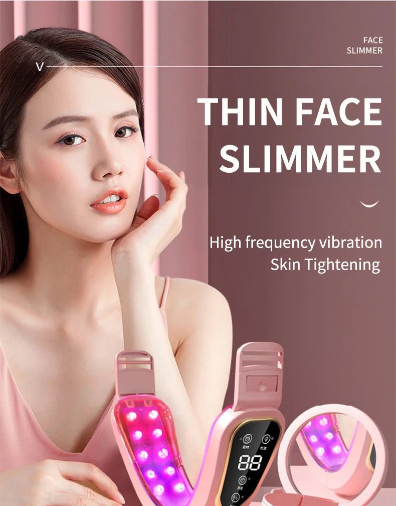Facial Lifting Massager 12 Gears Electric Facial Massager V - line Face Lifting Slimming Vibration Device Home Use Beauty Tool - TRENSET