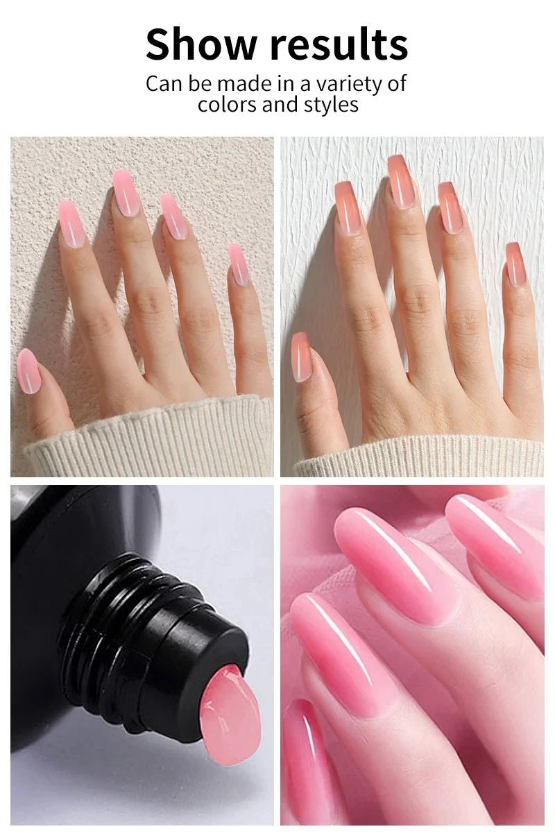 Gel Nail Polish Kit With UV Nail Lamp Electric Nail Drill Machine Soak OFF Gel Nail Kit Base&Top Coat Gel Polish Nail Tool Set - TRENSET