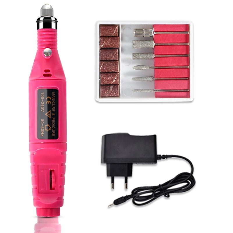 Gel Nail Polish Kit With UV Nail Lamp Electric Nail Drill Machine Soak OFF Gel Nail Kit Base&Top Coat Gel Polish Nail Tool Set - TRENSET