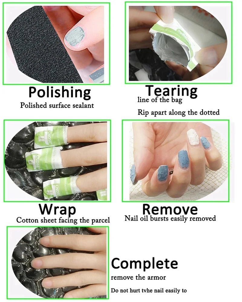Gel Nail Polish Kit With UV Nail Lamp Electric Nail Drill Machine Soak OFF Gel Nail Kit Base&Top Coat Gel Polish Nail Tool Set - TRENSET
