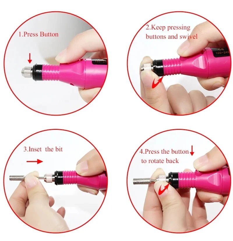 Gel Nail Polish Kit With UV Nail Lamp Electric Nail Drill Machine Soak OFF Gel Nail Kit Base&Top Coat Gel Polish Nail Tool Set - TRENSET