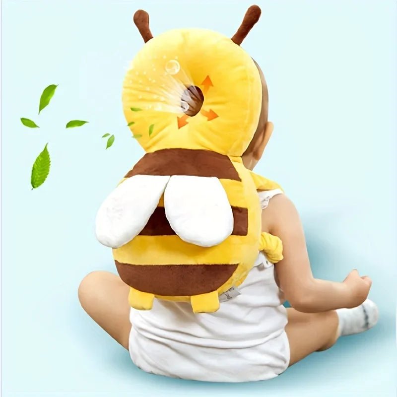 Little Bee Baby Head Protection Pillow - Breathable anti fall hat suitable for young children's head protection - TRENSET