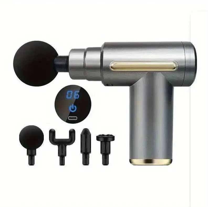 Mini Muscle Massage Gun Protable Body Massager Deep Handheld Percussion Massager For Body Back And Neck Leg - TRENSET