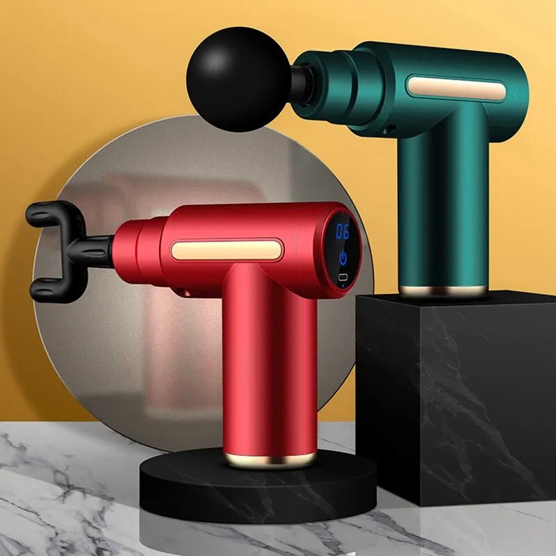 Mini Muscle Massage Gun Protable Body Massager Deep Handheld Percussion Massager For Body Back And Neck Leg - TRENSET