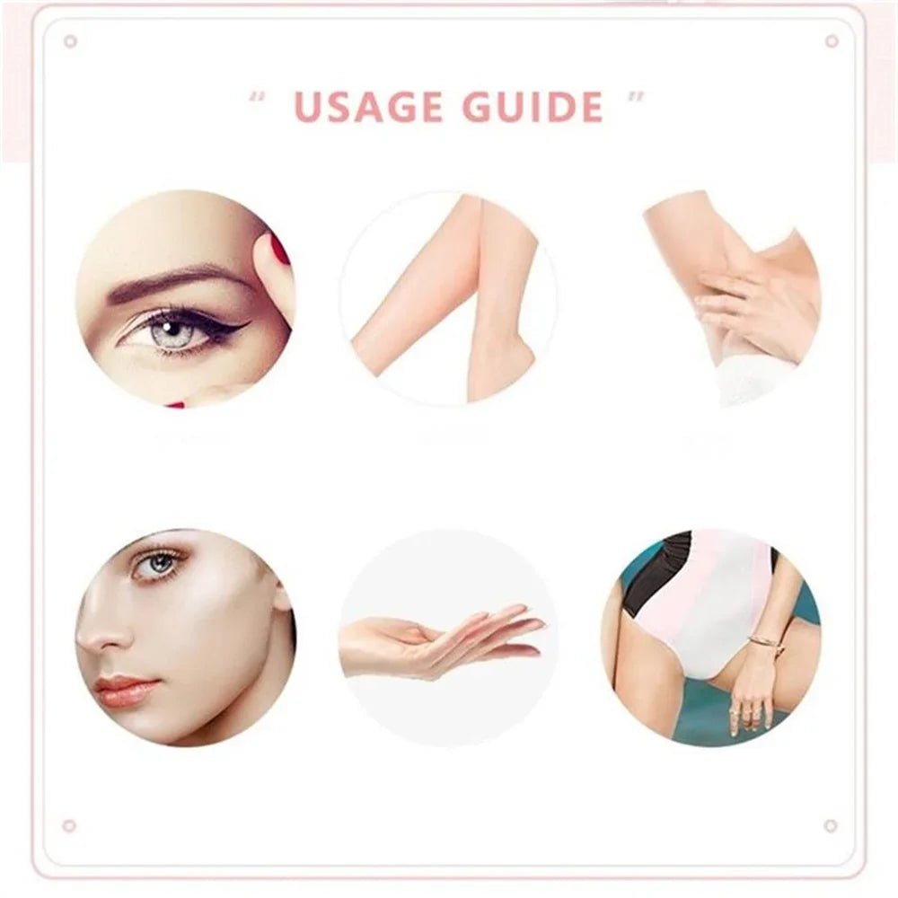 New Electric Facial Hair Removal Epilator Eyebrow Lipstick Shape Painless Facial Sensitive Areas Bikini Depilator Shaver Trimmer - TRENSET