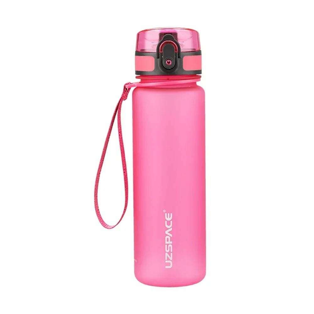 Sports Water Bottle Shaker Outdoor Travel Portable Leakproof Plastic Drink Bottle - TRENSET