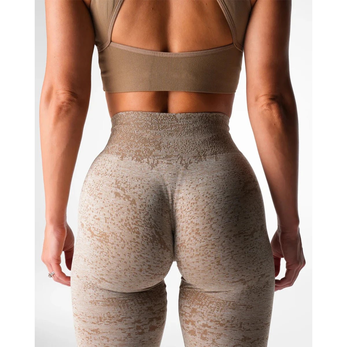 TKITK Digital Women Yoga Leggings Hips Lifting Gym Seamless Sport Pants High Waist Fitness Bubble Butt Workout Running Pants - TRENSET