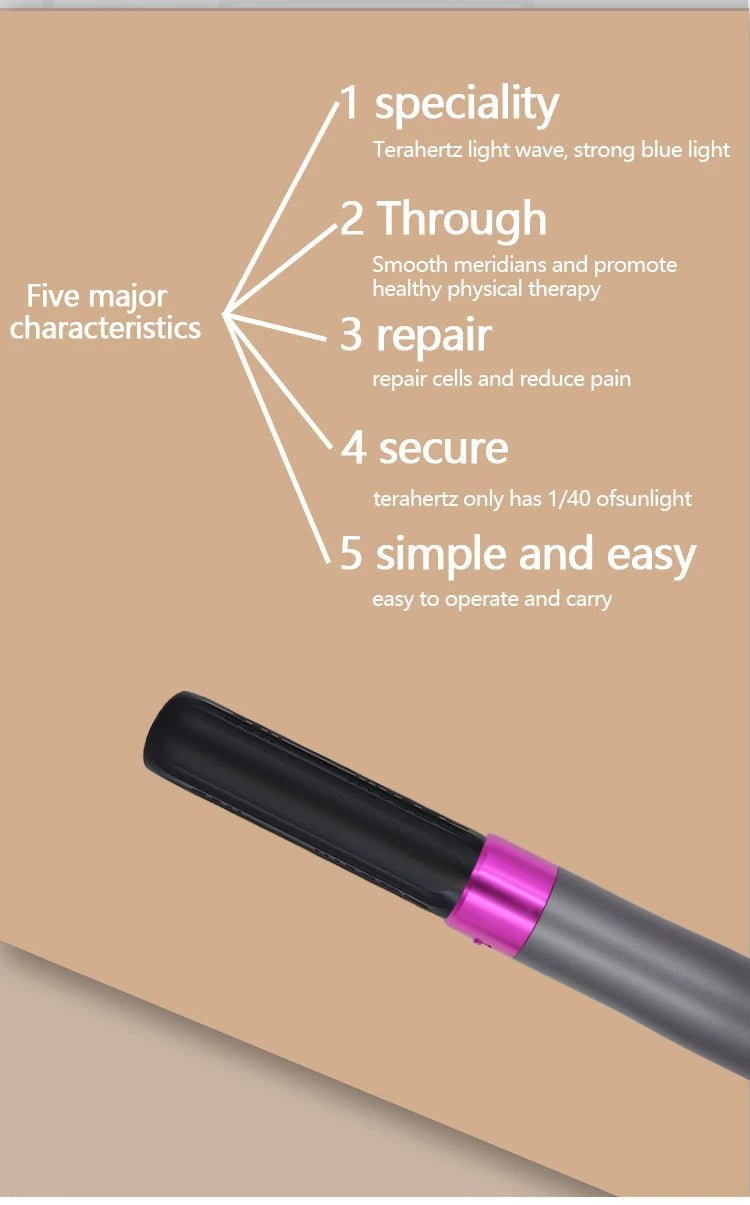 10.0 Plus Classic Blue Light wave Massage Terahertz Wand Classic Blower Machine Terahertz Blower Wand Terahertz Therapy Device - TRENSET