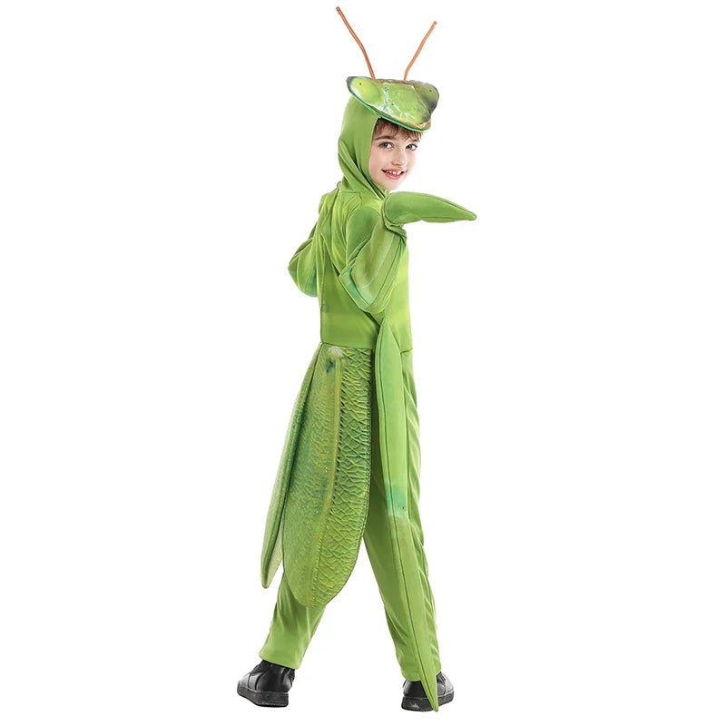 2025 New Arrival Halloween Green Grasshopper Insect Book Week Outfit Dress Up Child Praying Mantis Costume - TRENSET