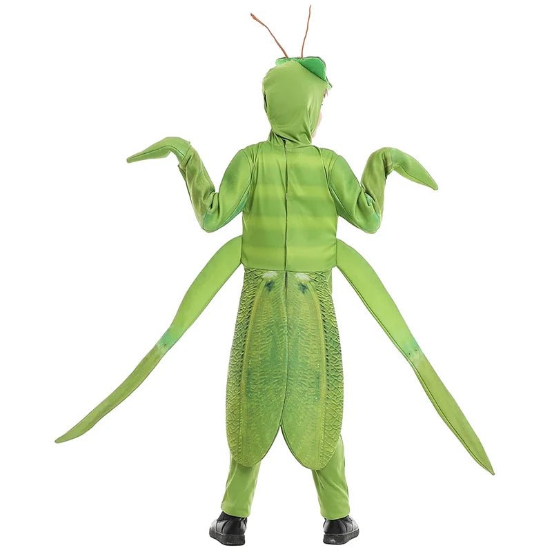 2025 New Arrival Halloween Green Grasshopper Insect Book Week Outfit Dress Up Child Praying Mantis Costume - TRENSET