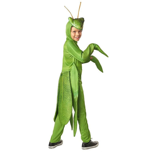 2025 New Arrival Halloween Green Grasshopper Insect Book Week Outfit Dress Up Child Praying Mantis Costume - TRENSET