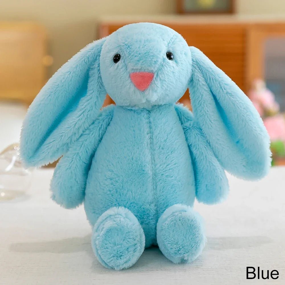 25cm Long Ear Soft Stuffed Bunny Doll Cute Rabbit Plush Toy Sleeping Toy Girls Kids Baby Plush Birthday Gifts - TRENSET