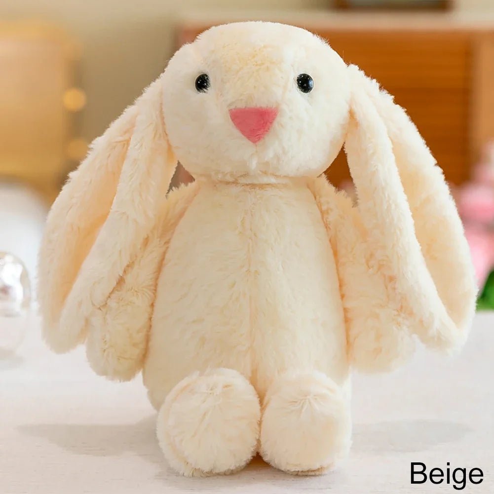 25cm Long Ear Soft Stuffed Bunny Doll Cute Rabbit Plush Toy Sleeping Toy Girls Kids Baby Plush Birthday Gifts - TRENSET