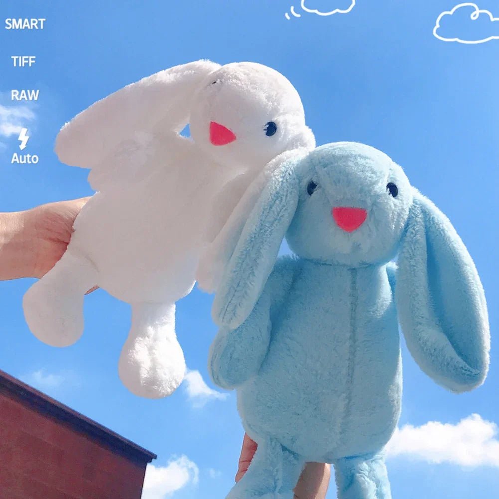 25cm Long Ear Soft Stuffed Bunny Doll Cute Rabbit Plush Toy Sleeping Toy Girls Kids Baby Plush Birthday Gifts - TRENSET