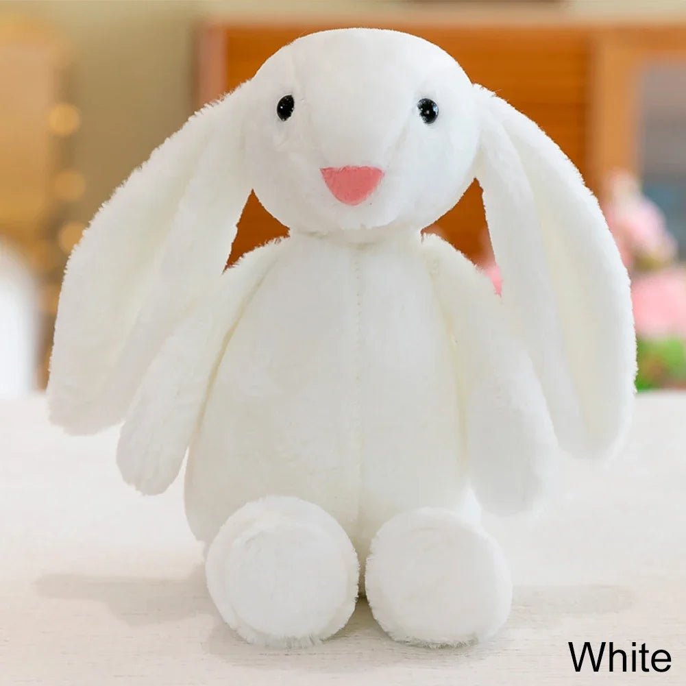25cm Long Ear Soft Stuffed Bunny Doll Cute Rabbit Plush Toy Sleeping Toy Girls Kids Baby Plush Birthday Gifts - TRENSET