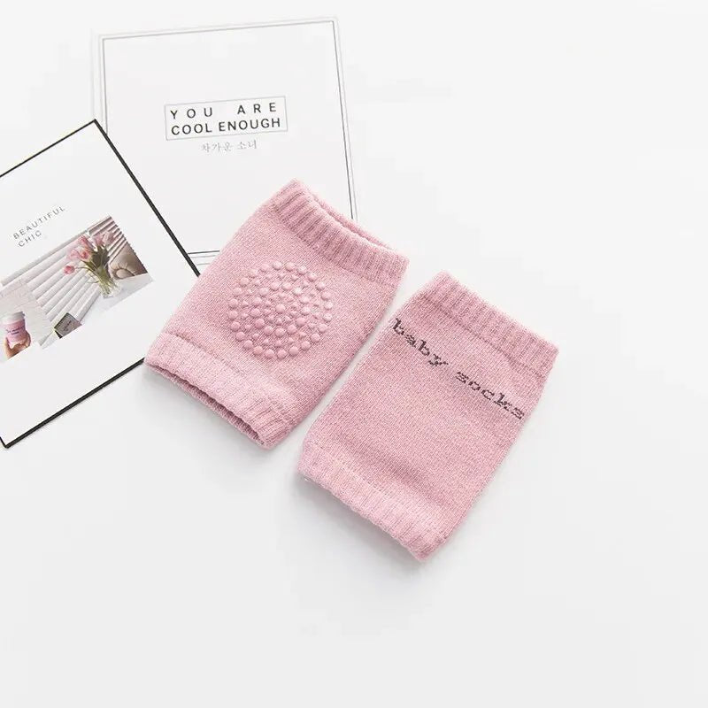 5Pairs Baby Knee Pads Toddler Crawling Anti - Slip Solid Infant Boys Girls Elbow Cushion Pad Safety Protector Toddler Leg Warmer - TRENSET