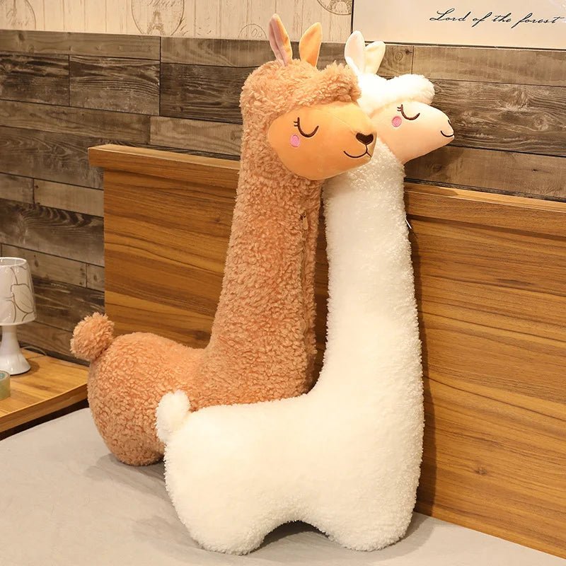 75 - 130cm Lovely Alpaca Plush Toy Soft Stuffed Cute Sheep Llama Animal Dolls Sleep Pillow Cushion Home Bed Decor Gift - TRENSET