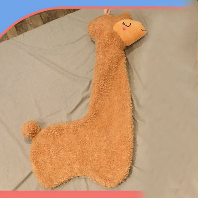 75-130 cm Schönes Alpaka-Plüschtier, weich gefüllt, süßes Schaf, Lama, Tierpuppen, Schlafkissen, Kissen, Heimbett, Dekor, Geschenk