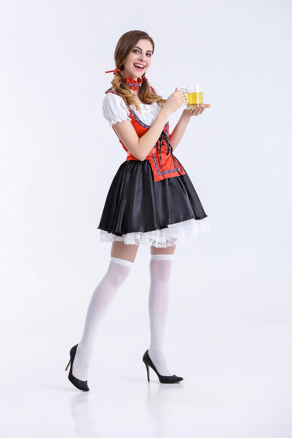 Oktoberfest-Kostüm, bayerisches Oktoberfest, deutsches Festival, Bier, Cosplay, Halloween-Kostüm für Damen, S-XXL