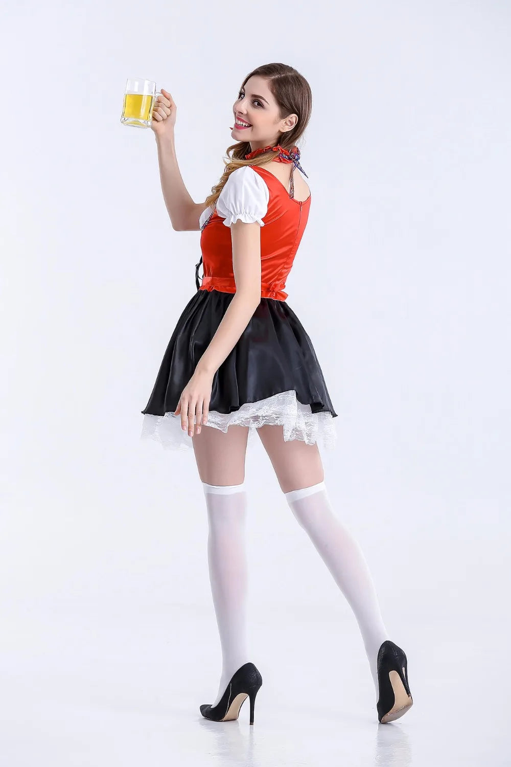 Oktoberfest-Kostüm, bayerisches Oktoberfest, deutsches Festival, Bier, Cosplay, Halloween-Kostüm für Damen, S-XXL